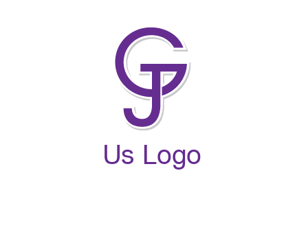 letter G joined with letter J