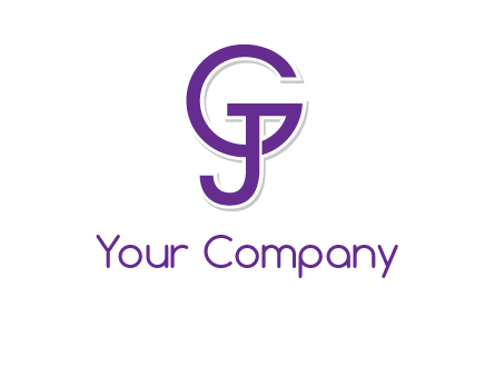 letter G joined with letter J