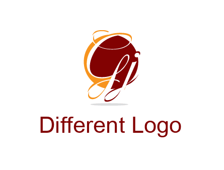 Letters GJ are in a circle logo