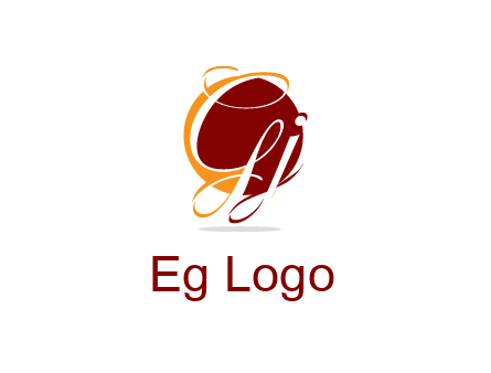 Letters GJ are in a circle logo