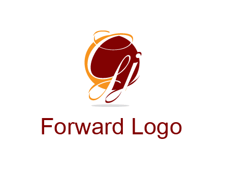 Letters GJ are in a circle logo