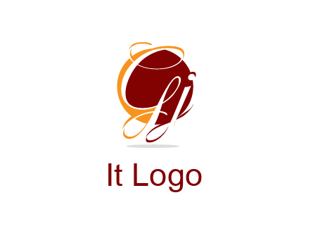 Letters GJ are in a circle logo