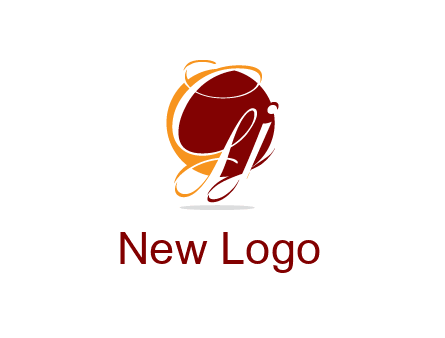Letters GJ are in a circle logo