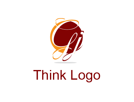 Letters GJ are in a circle logo