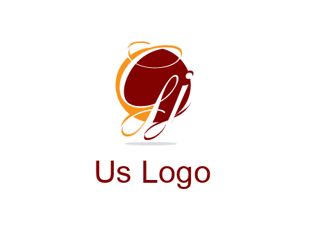 Letters GJ are in a circle logo