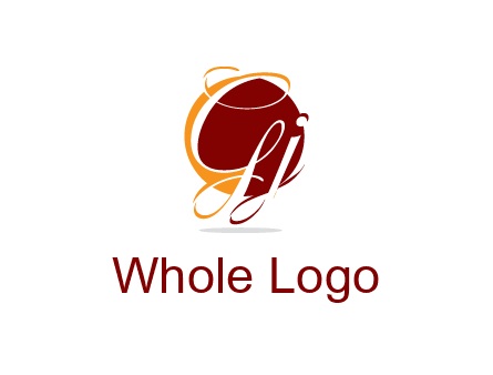 Letters GJ are in a circle logo