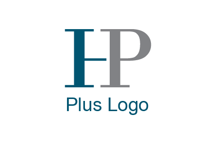 letter P forming letter H