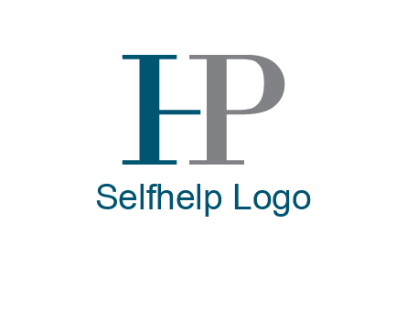 letter P forming letter H