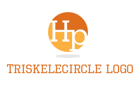 Letters HP are in a circle icon