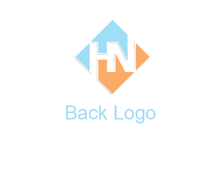 Letters H and N are in diamond logo