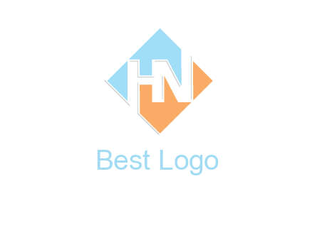 Letters H and N are in diamond logo