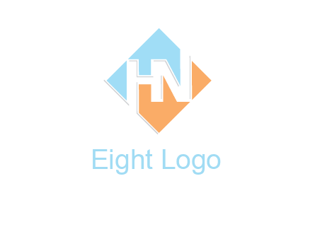Letters H and N are in diamond logo