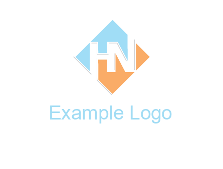 Letters H and N are in diamond logo