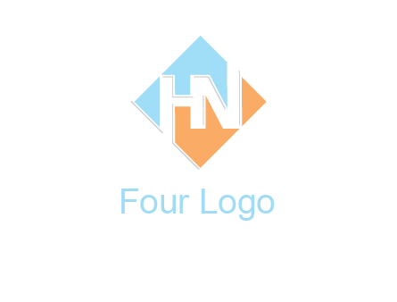 Letters H and N are in diamond logo