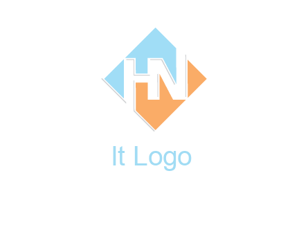Letters H and N are in diamond logo