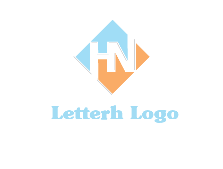 Letters H and N are in diamond logo