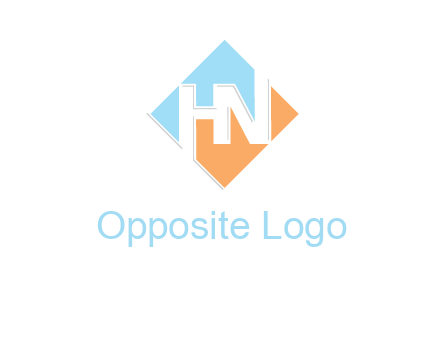 Letters H and N are in diamond logo