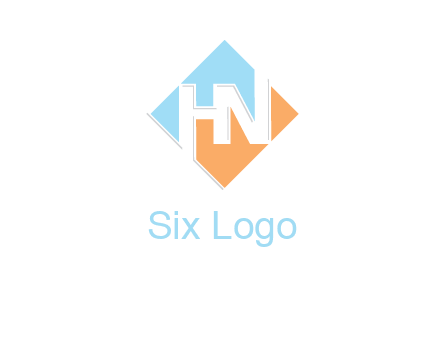Letters H and N are in diamond logo