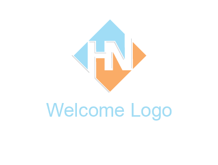 Letters H and N are in diamond logo
