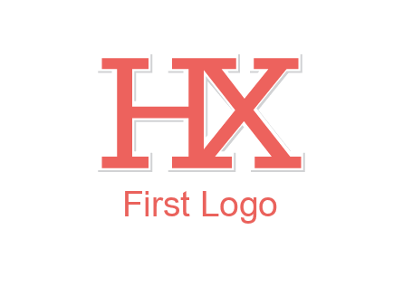 letter H and X joined together