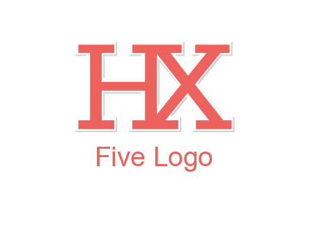 letter H and X joined together