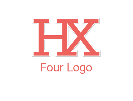letter H and X joined together