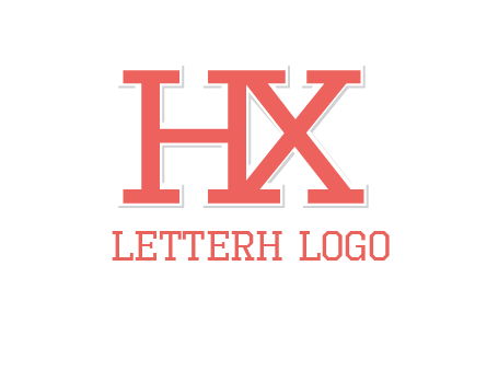 letter H and X joined together