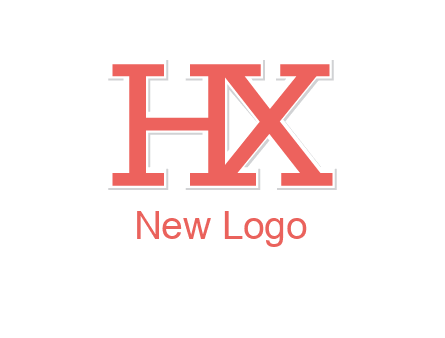 letter H and X joined together