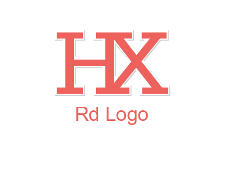 letter H and X joined together