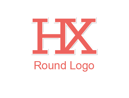 letter H and X joined together