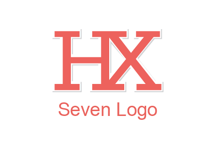 letter H and X joined together