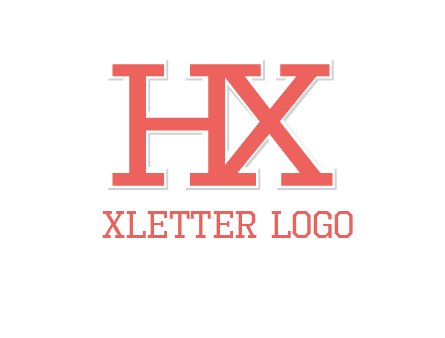 letter H and X joined together