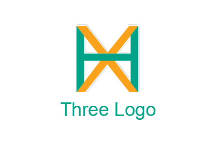 letter X behind letter H