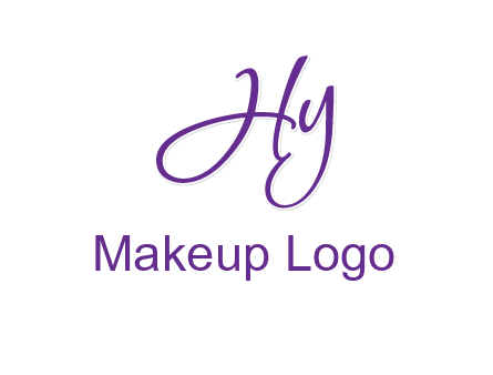 script font letter HY