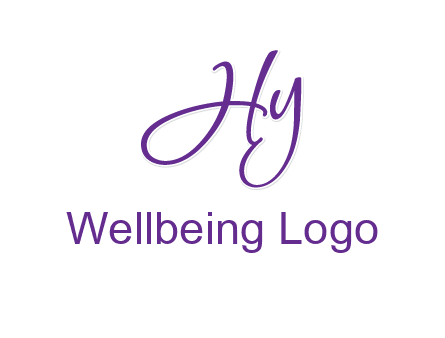 script font letter HY