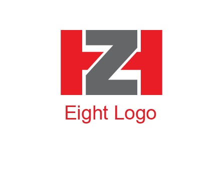 letter Z in between letter H