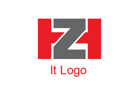 letter Z in between letter H