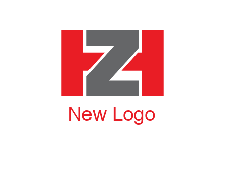 letter Z in between letter H