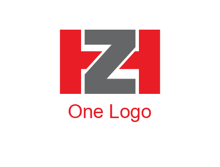 letter Z in between letter H