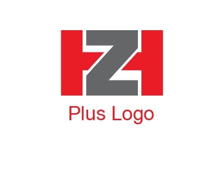 letter Z in between letter H