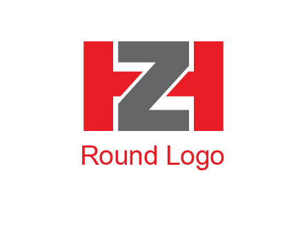 letter Z in between letter H