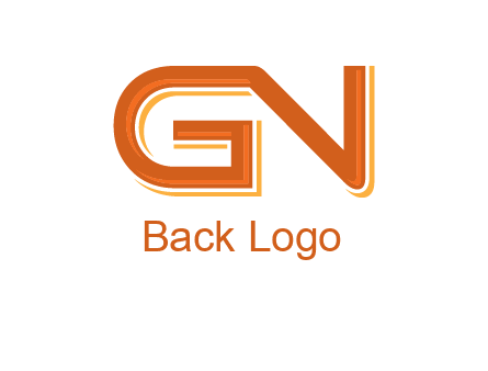 letter G joined with letter N