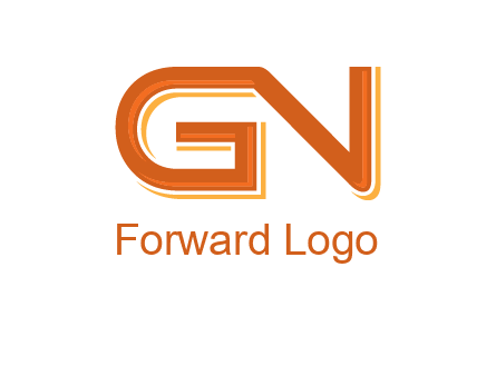 letter G joined with letter N