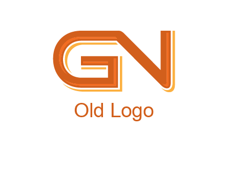 letter G joined with letter N