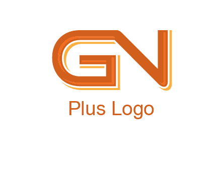 letter G joined with letter N