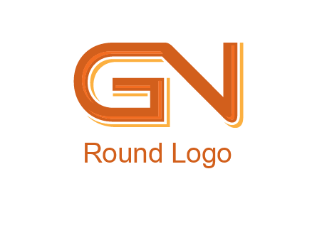 letter G joined with letter N