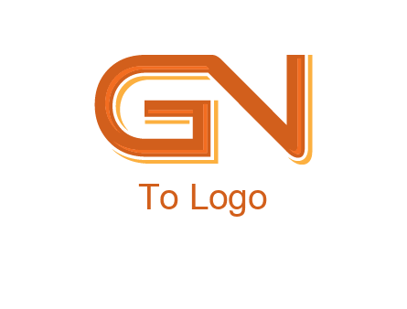 letter G joined with letter N