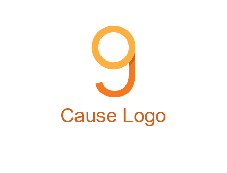 letter G forming letter O