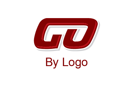 letter G joined with letter O