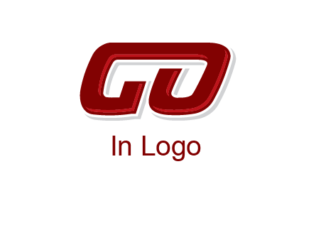 letter G joined with letter O